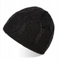 Paolo Peruzzi Beanie női meleg téli polár sapka, fekete, univerzális (A-01-BL)