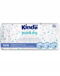 Kindii biológiailag lebomló Száraz Törlőkendő 50 db-os csomagban (5900095033301)