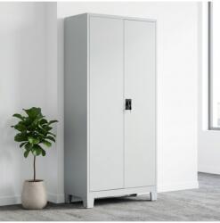 +Plus by Viamond Dulap metalic STAR Office 4 rafturi si picioare 900x400x1920 mm (LxlxH), 50 kg/polita, Neasamblat gri Dulap metalic 2 4 50 kg 900x400x1920 cheie (61004508) Dulap arhivare