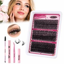  Bonding szempilla 300 db-os Bonding Lash Diy Kezdő Szett+ragasztó+csipesz