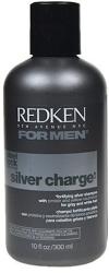 Redken For Men sampon ősz hajra (Silver Charge Fortifying Silver Shampoo) 300 ml