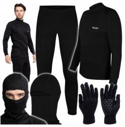 Ercole Thermoaktív Ruházat 3XL Férfi Fehérnemű Kesztyű Szett Thermo (Koszulka Spodnie Kominiarka Rękawiczki K8-3XL)