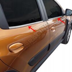Omtec Rozsdamentes acél ablakdíszlécek Omtec Dacia Duster 2018+ polírozott kivitelben 4 db