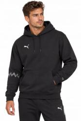 PUMA 3430 Férfi Pulóver Puma Kenguru Kapucnis Pamut Bélelt Fekete S (676648-01)