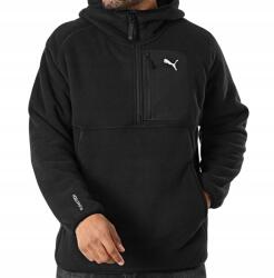 PUMA 3456 Polár Pulóver Férfi Kabát Puma Vastag Meleg Kapucnis Fekete Xs (688224 01)