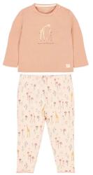 Little Dutch Pijama din bumbac organic - Safari Flamingo - Deep pink - Little Dutch