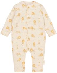 Little Dutch Pijama salopeta din bumbac organic - Safari Lion - Vanilla melee - Little Dutch