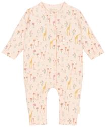 Little Dutch Pijama salopeta din bumbac organic - Safari Flamingo - Pastel Rose - Little Dutch