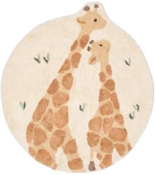 Little Dutch Covor tesut din bumbac organic pentru camera copilului - Girafe - Little Dutch Covor