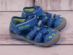 D-D-step D. D. step G065-41329 kék szandál kaméleon mintával, könnyű, hajlékony, 30-as méret