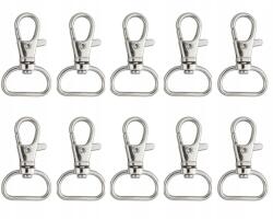 Handy Art Karabiner fém hal nikkel 20 mm 10 db-os kézitáska póráz szíj (KAR20-NIK-RYB-10)