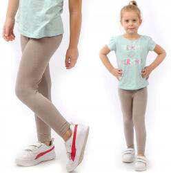 LAEMI Gyerek leggings hosszú klasszikus pamut Lengyel lábszárvédő Bézs 122 (591-122-BEZ)