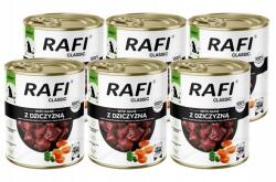 RAFI Classic vadhússal kutyáknak 6x800 g nedves vadhús eledel 4, 8 kg