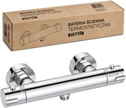 VETTA Zuhany csaptelep termosztáttal Slim Termosztatikus Fali Króm (VETTA-084)