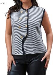 Shein Elegáns Csíkos Mellény 3XL