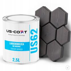 US-Coat Fa Lakkfesték 3AZ1BEN Extra Lazúr Szín Antracit Szatén 2.5L Védő (SATYNA DO MEBLI TARASU 5905748296775)