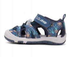 D-D-step Sportcipő szandál DD step G065-61146A sötétkék dino lábnyomokkal 24