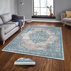 Homefesto Covor de living / dormitor, Lavabil, Antidarepant Turcoaz, 80x300 cm (369HFT3529) Covor