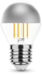  LED Filament G. Mini P45 Silver Top - 4W - E27 - 2700K - 400 lm - 320°