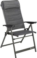 Berger Scaun pliant DELUXE "Slimline" captusit integral cu burete, cu tetiera detasabila NEGRU