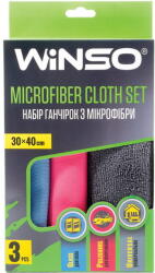 WINSO Set 3 buc lavete microfibre 30x40cm (MT-13047161)