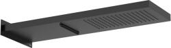 Roca Palarie dus fix Roca Raindream, montaj pe perete, 2 functii, 17x54 cm, negru mat (A5B144ANB0)