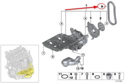 BMW Lant pompa ulei (MT-13180362)