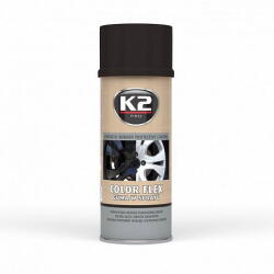 K2 COLOR FLEX - Spray vopsea cauciucata - negru lucios (MT-12182212)