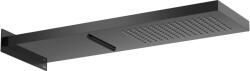 Roca Palarie dus fix Roca Raindream, montaj pe perete, 2 functii, 17x54 cm, negru lucios (titanium black) (A5B144ACN0)