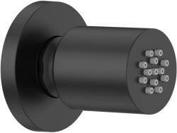 Roca Duza Roca Puzzle Round, cu 1 jet, Ø5 cm, negru mat (A5B174ANB0)