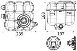 MAHLE Vas de expansiune, racire MAHLE BEHR CRT 309 000S (CRT 309 000S)
