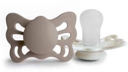 Frigg SET DE 2 SUZĂTOARE ANATOMICE FRIGG BUTTERFLY OCEAN VIEW/ SAGE, 0-6L, SILICON Variantă: Portobello/cream