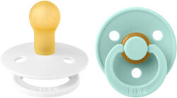 BIBS Suzete BIBS Colour din cauciuc natural 2buc - mărimea 1 Variantă: White / Mint