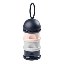 BÉABA Set recipiente pentru lapte praf / gustare Variantă: Dark Blue/Grey /Pink Set pentru masa bebelusi