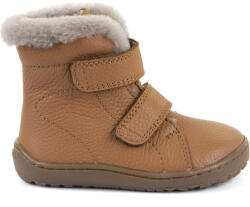 Froddo - Încălțăminte desculță de iarnă pentru copii Barefoot Furry Boot G3160248 Cognac Mărimea pantofului: 29, Lungime interioară: 19, 1, Lățime interioară: 7, 1