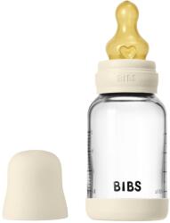 BIBS Biberon anticolic BIBS din sticlă cu suzetă din cauciuc 120ml Variantă: Ivory