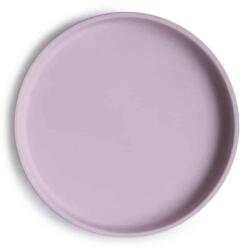 Mushie FARFURIE SILICONICĂ MUSHIE Variantă: Soft Lilac/soft lilac Set pentru masa bebelusi