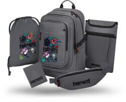 Baagl Set 5 Cubic Fortnite Squad: rucsac, săculeț, borsetă, husă pentru laptop, portofel GRS