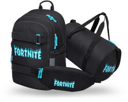 Baagl Set 3 Skate Fortnite Blue: rucsac, geantă de sport, borsetă GRS