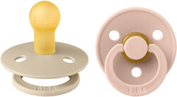 BIBS Suzete BIBS Colour din cauciuc natural 2buc - mărimea 1 Variantă: Vanilla / Blush