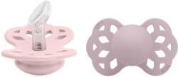 BIBS Infinity suzete anatomice din silicon 2buc - mărimea 1 Variantă: Blossom / Dusky Lilac