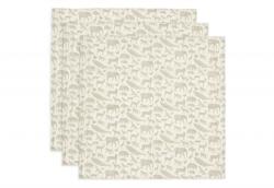 Jollein Scutece 3 buc 70x70 cm Variantă: Animals Olive Green