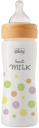Chicco Sticlă pentru bebeluși Perfect Easy 250 ml, debit silicon mediu 2m+ Variantă: pentru fete