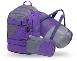 Baagl Set 3 Skate Dual: rucsac, penar, geantă de sport GRS