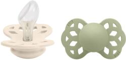 BIBS Infinity suzete anatomice din silicon 2 buc - mărimea 2 Variantă: Ivory / Sage