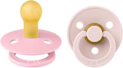BIBS Suzete BIBS Colour din cauciuc natural 2buc - mărimea 1 Variantă: Petal / Baby Pink