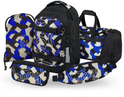 Baagl Set 5 Skate Max Variety: rucsac, penar, săculeț, geantă de sport, borsetă GRS