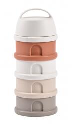BÉABA Set recipiente pentru lapte praf / gustare Variantă: White/terracota Set pentru masa bebelusi
