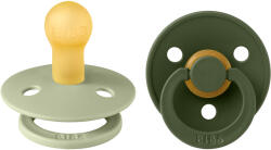 BIBS Suzete BIBS Colour din cauciuc natural 2buc - mărimea 1 Variantă: Sage / Hunter Green