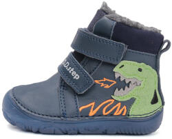 D. D. Step - Încălțăminte desculță de iarnă pentru băieți W073-52943 Royal Blue Mărimea pantofului: 21, Lungime interioară: 13, 4, Lățime interioară: 5, 8
